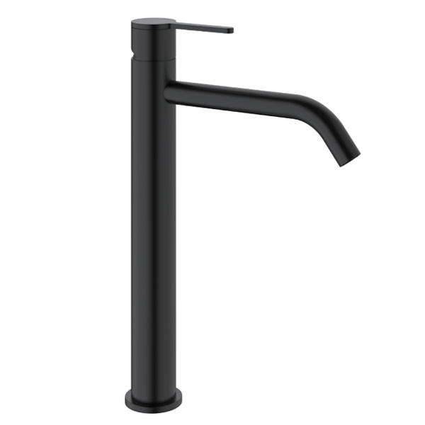 KLS Carla Black Matt 690312MB Μπαταρία Νιπτήρος Ψηλή