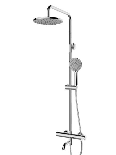 KLS Carla Chrome 690650C Στήλη Ντους Με Μπαταρία