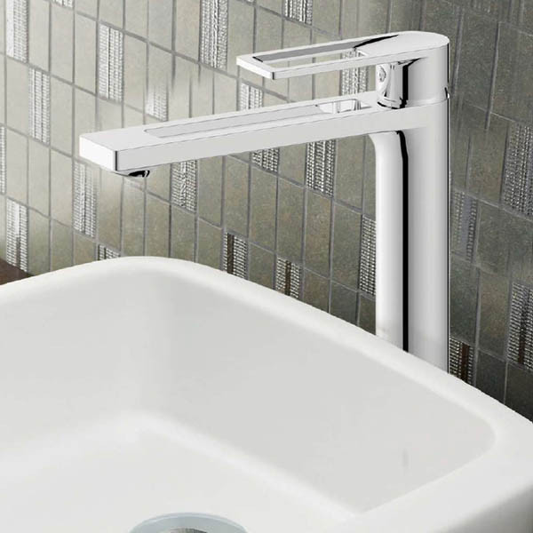 KLS Diva Chrome 690712 Μπαταρία Νιπτήρος Ψηλή