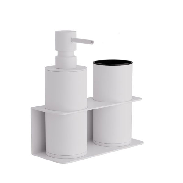 Pam Matt White 80-033 Ντισπένσερ & Ποτηροθήκη