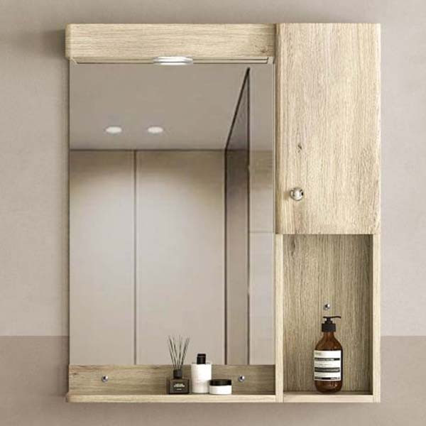 Gloria Apollo Beige 806072 Καθρέπτης Με Ντουλάπι
