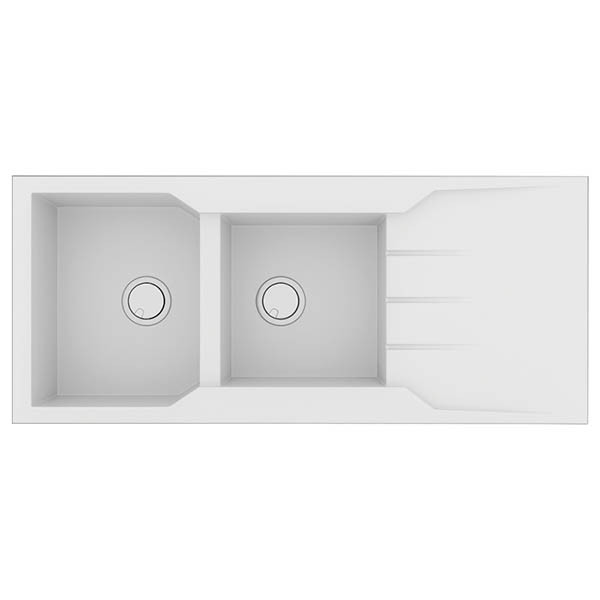 Sanitec Ultra 801 Bianco Νεροχύτης Γρανίτης Ένθετος