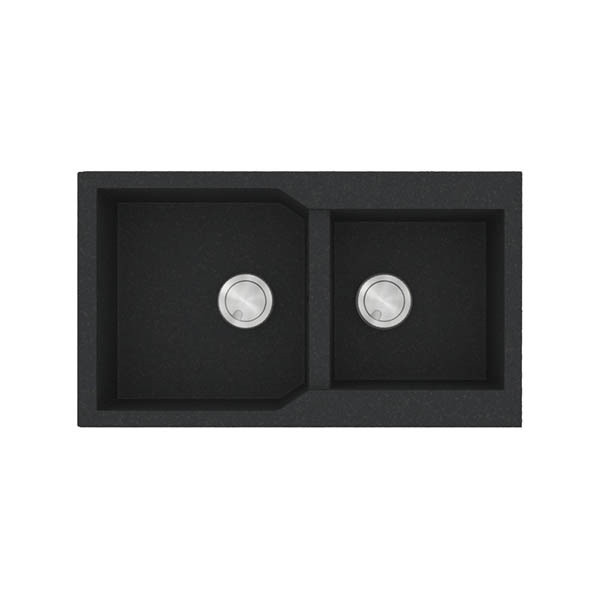 Sanitec Ultra 804 Grafite Νεροχύτης Γρανίτης Ένθετος