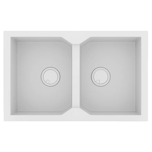 Sanitec Ultra 806 Bianco Νεροχύτης Γρανίτης Ένθετος