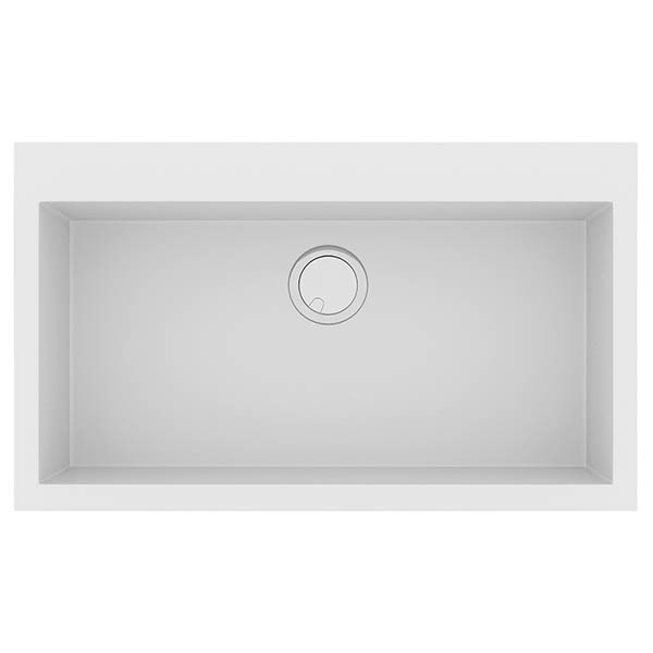 Sanitec Ultra 808 Bianco Νεροχύτης Γρανίτης Ένθετος