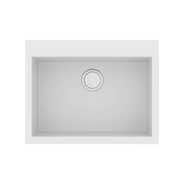 Sanitec Ultra 809 Bianco Νεροχύτης Γρανίτης Ένθετος