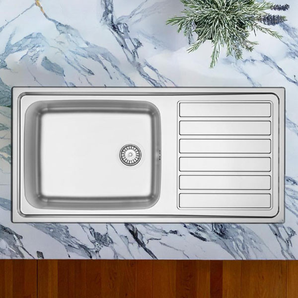 Apell Anniversario 8115 Νεροχύτης Ανοξείδωτος Ένθετος 