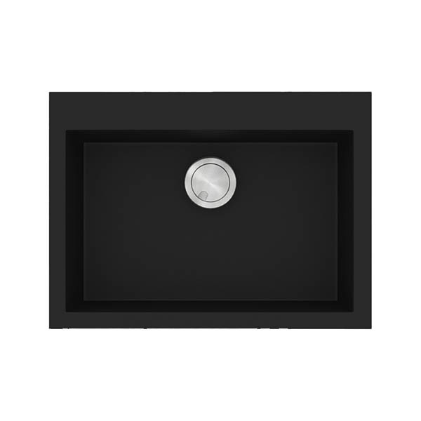 Sanitec Ultra 815 Nero Νεροχύτης Γρανίτης Ένθετος