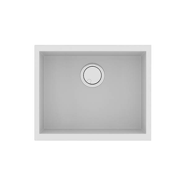 Sanitec Ultra 819 Bianco Νεροχύτης Γρανίτης Ένθετος