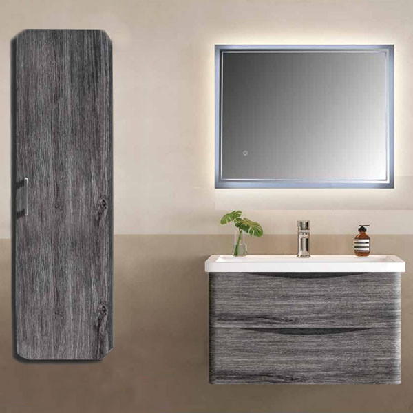 Gloria Saloon 80 Grey 878104 Έπιπλο Μπάνιου 