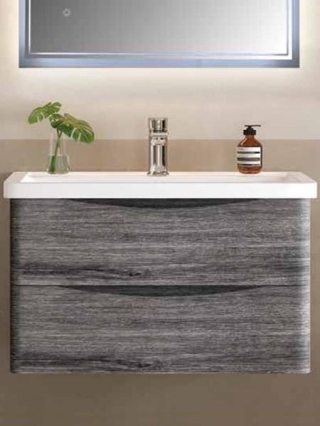 Gloria Saloon 80 Grey 878104 Βάση Επίπλου Μπάνιου Με Νιπτήρα