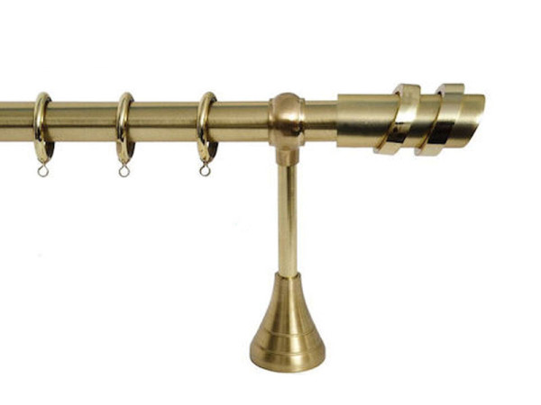 Import Σειρά Α Νο 4 Κουρτινόξυλο Ø25 Χρυσό Ματ