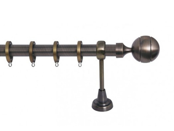 Import Σειρά Α Νο 5 Κουρτινόξυλο Ø25 Οξειδέ