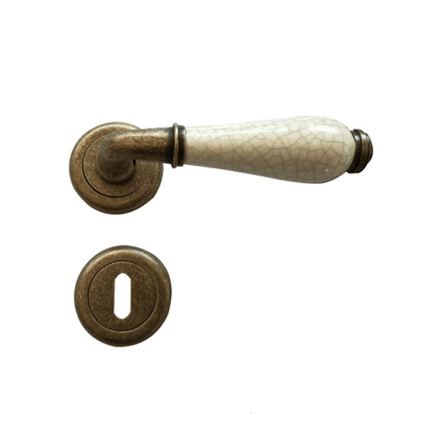 Import Series A 390 Economy Πόμολο Εξώπορτας Σκουριά - Κρακελέ