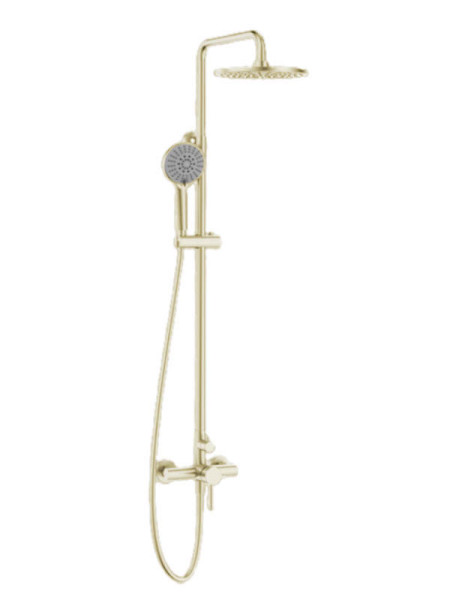 Eveberg Abacus Gold Στήλη Ντους Με Μπαταρία