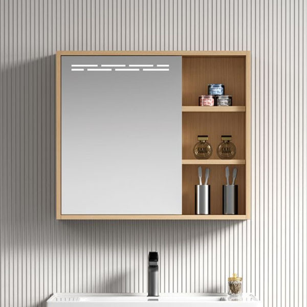 Martin Agni 60 Rose Wooden Καθρέπτης Επίπλου Μπάνιου