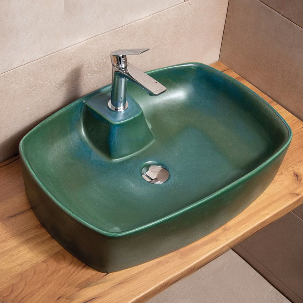 Adamidis Amorgos 60 Eco Mat Νιπτήρας Χρωματιστός