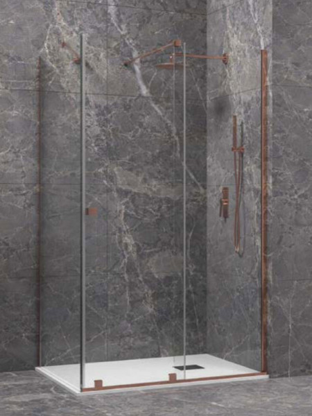 Karag Animus 400 & Walkin 1 Rose Gold Καμπίνα Ασύμμετρης Nτουζιέρας