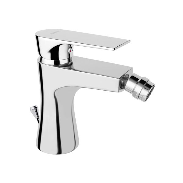 Ferro Algeo Square BAQ6 Chrome Μπαταρία Μπιντέ