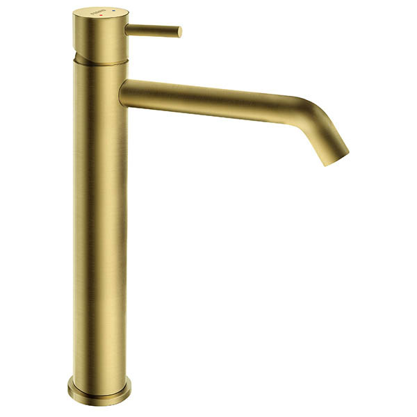 Ferro Ciriculus BCK2LBG Brushed Gold Μπαταρία Νιπτήρος Ψηλή