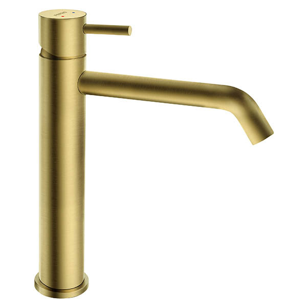 Ferro Ciriculus BCK2MLBG Brushed Gold Μπαταρία Νιπτήρος Ψηλή