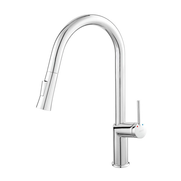 Ferro Cumulus BCU8 Chrome Μπαταρία Κουζίνας Αποσπώμενη