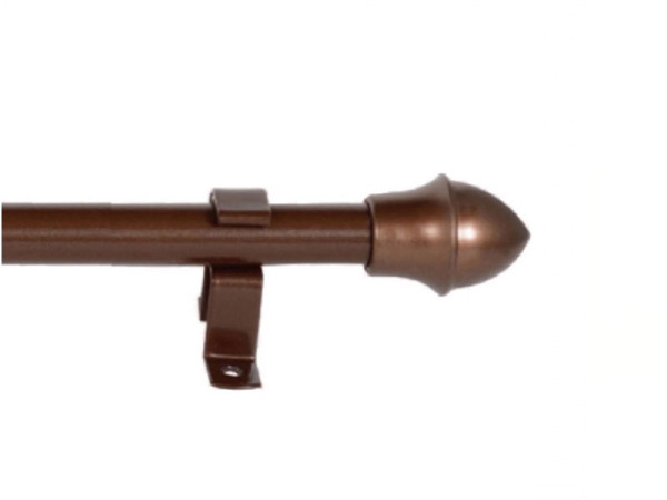 Import Κουρτινόξυλο Πτυσσόμενο Briz-Briz Ø12 Οξειδέ