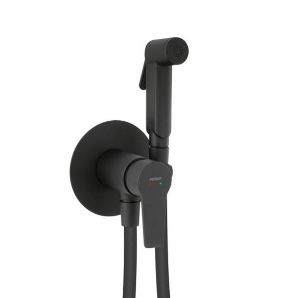 Ferro Ritto BTR66PBL Black Σετ Πλύσης Μπιντέ