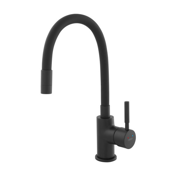 Ferro Zumba BZA4BLB Black Μπαταρία Κουζίνας Πάγκου