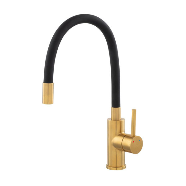 Ferro Zumba BZA4BSSG Gold/Black Μπαταρία Κουζίνας Πάγκου