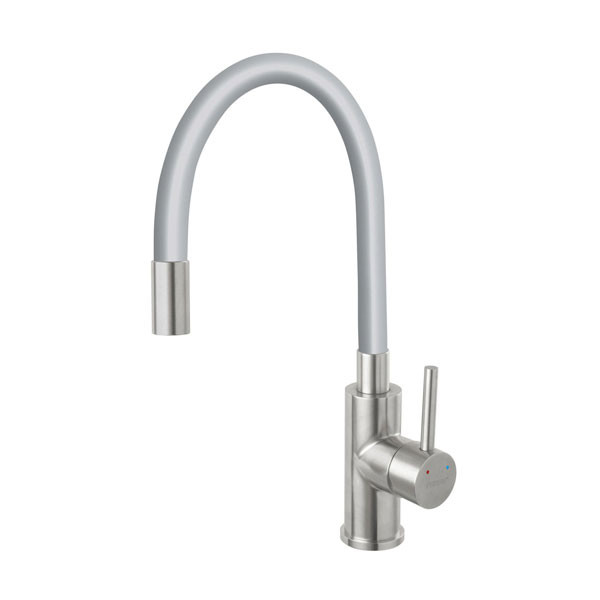 Ferro Zumba BZA4SSS Silver Μπαταρία Κουζίνας Πάγκου