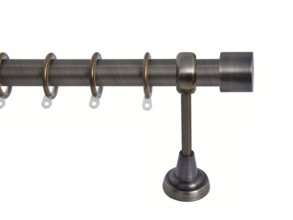 Import Σειρά Γ - Τάπα Κουρτινόξυλο Ø25 Οξειδέ