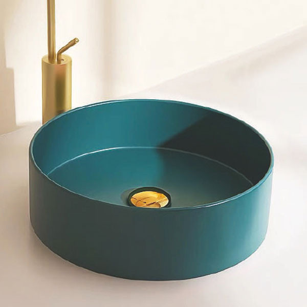 Corgres Circle Green Matt 4219 Νιπτήρας Χρωματιστός