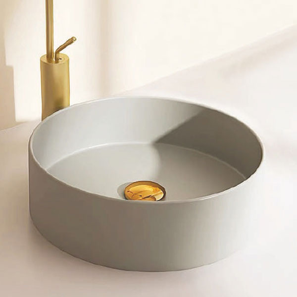 Corgres Circle Grey Matt 4218 Νιπτήρας Χρωματιστός