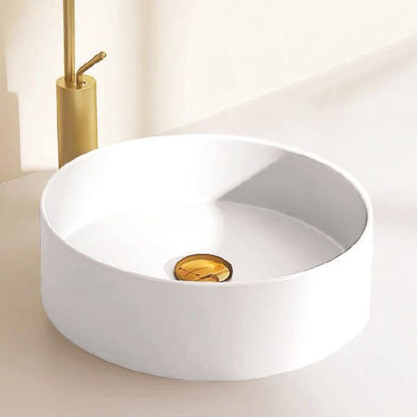 Corgres Circle White Matt 4279 Νιπτήρας Χρωματιστός