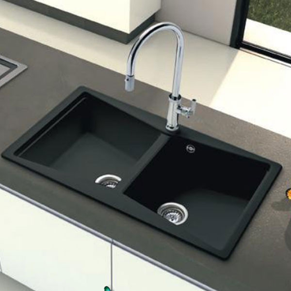 Schock Cristalite City 32290-1401 Νεροχύτης Γρανίτης Ένθετος