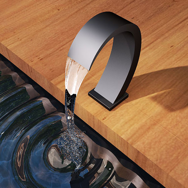 Imex Iguazu CPI003/ANG Inox Black Matt Καταρράκτης Πισίνας Εξωτερικού/Εσωτερικού Χώρου