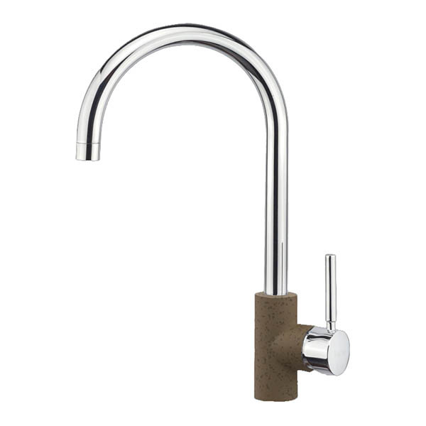 Sanitec Doppio Classic 41 Granite Rust Μπαταρία Κουζίνας Πάγκου