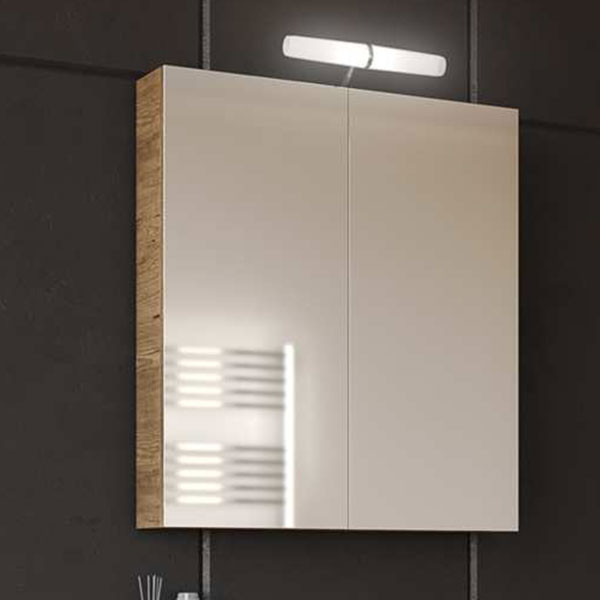 Drop Luxus 70 PL Wood Καθρέπτης Επίπλου Μπάνιου