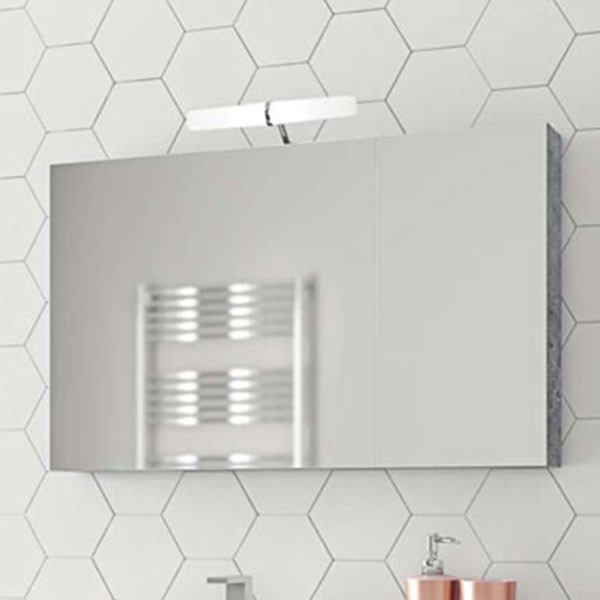 Drop Luxus 85 Granite Καθρέπτης Επίπλου Μπάνιου