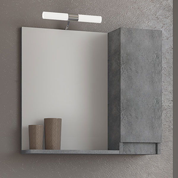 Drop Senso 65 Granite Καθρέπτης Επίπλου Μπάνιου