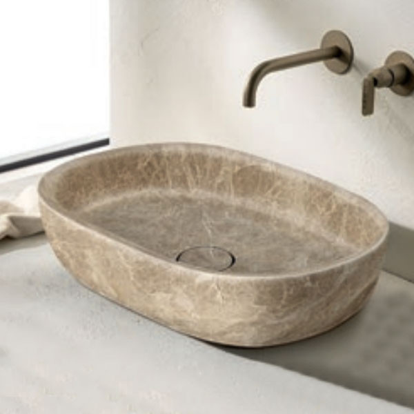 Fossil Dune DSB 55-500 Partara Beige Νιπτήρας Πέτρινος