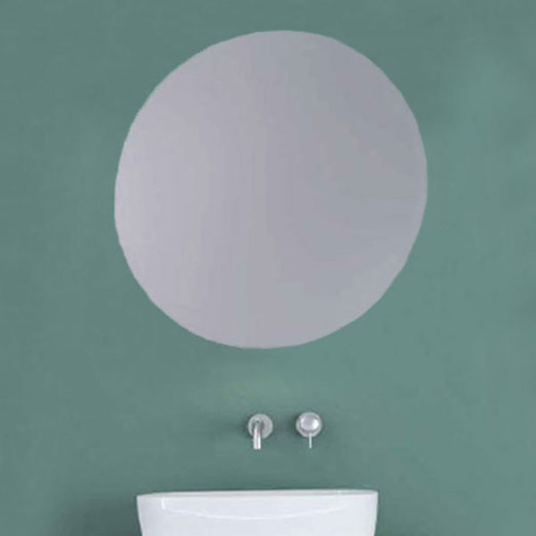 Savvo Earth Simple Round 80 Καθρέπτης Μπάνιου Απλός