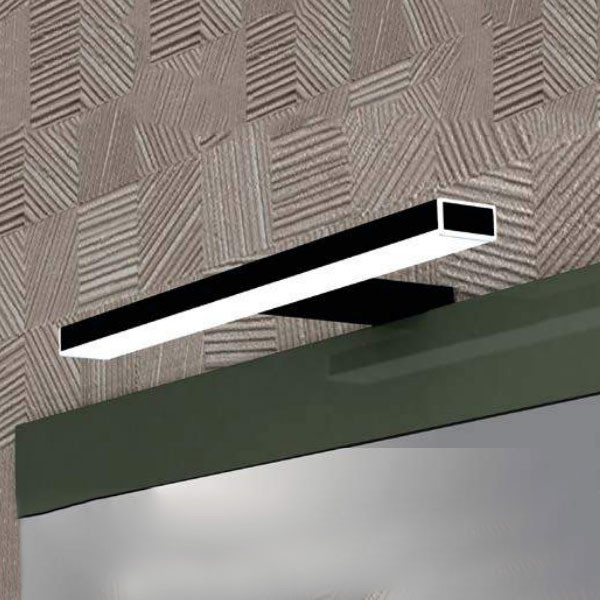 Savvopoulos Esther 5289-1 Black LED Φωτιστικό Επίπλου Μπάνιου