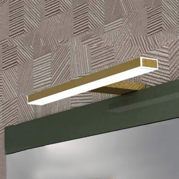 Savvopoulos Esther 5289-3 Gold LED Φωτιστικό Επίπλου Μπάνιου