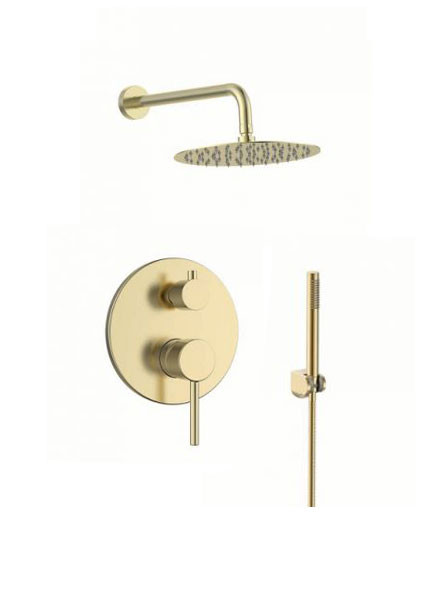 Gloria Gini Brushed Gold 415222 Σετ Εξαρτημάτων Εντοιχισμού