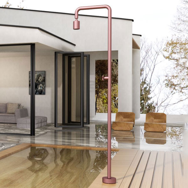 Imex Pool GPP001/ACL Inox Coral Rose Στήλη Ντους Εξωτερικού Χώρου