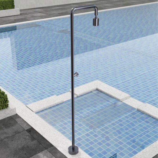 Imex Pool GPP001/AGCB Inox Grey Στήλη Ντους Εξωτερικού Χώρου