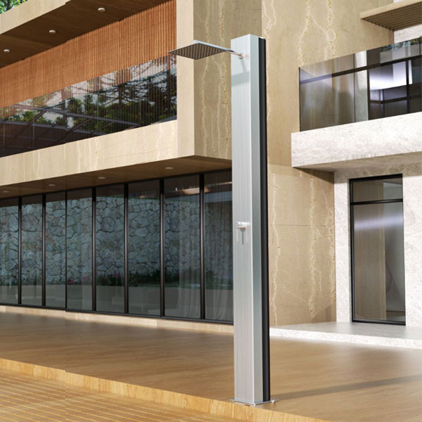 Imex Phoenix GPP015/AC Inox Στήλη Ντους Εξωτερικού Χώρου