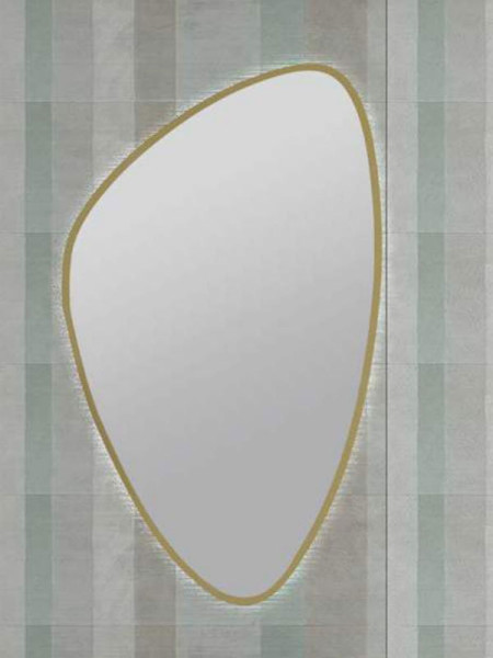 Savvopoulos Hera 6697 Bronze Καθρέπτης Μπάνιου Με LED